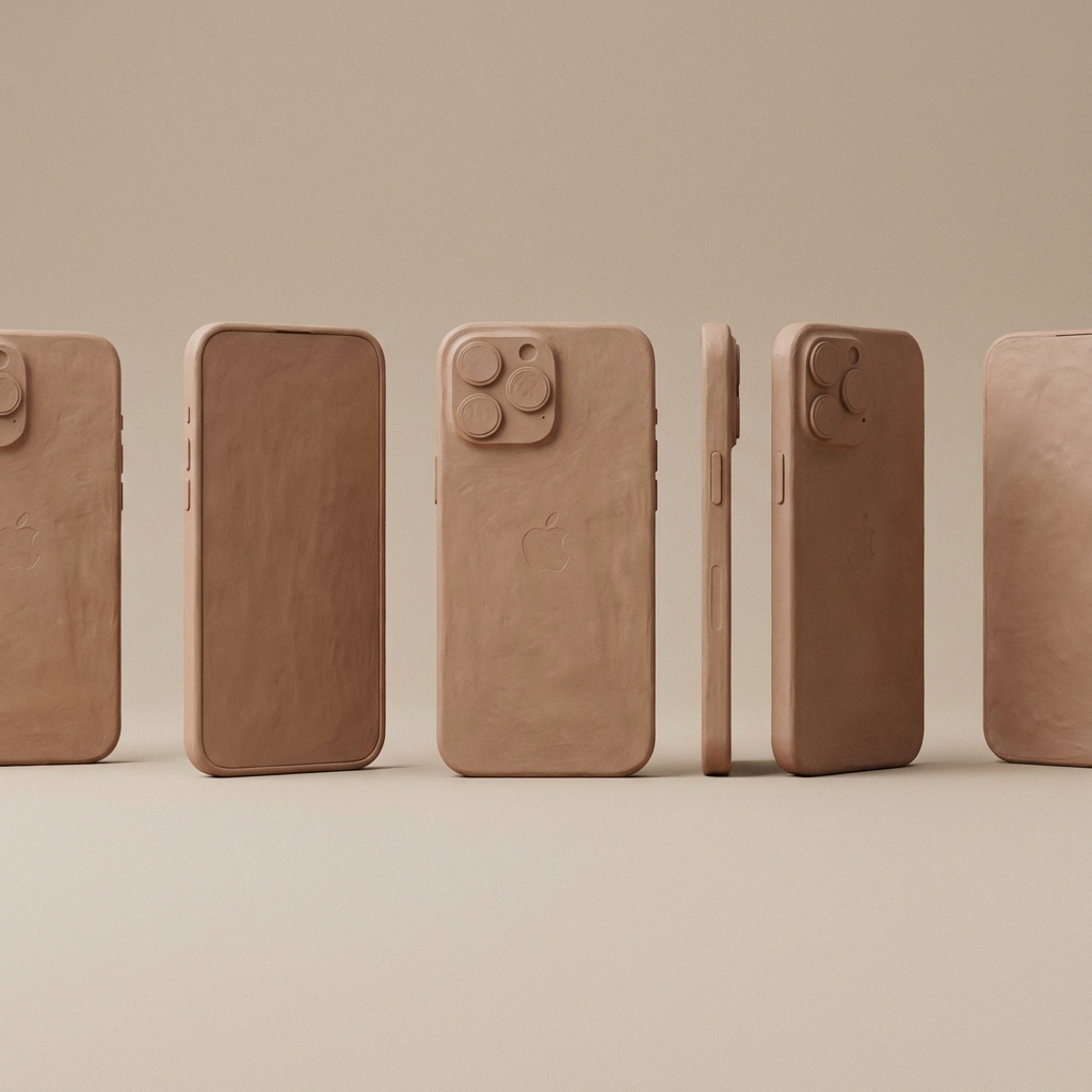 iPhone 15 Pro Clay Mockup