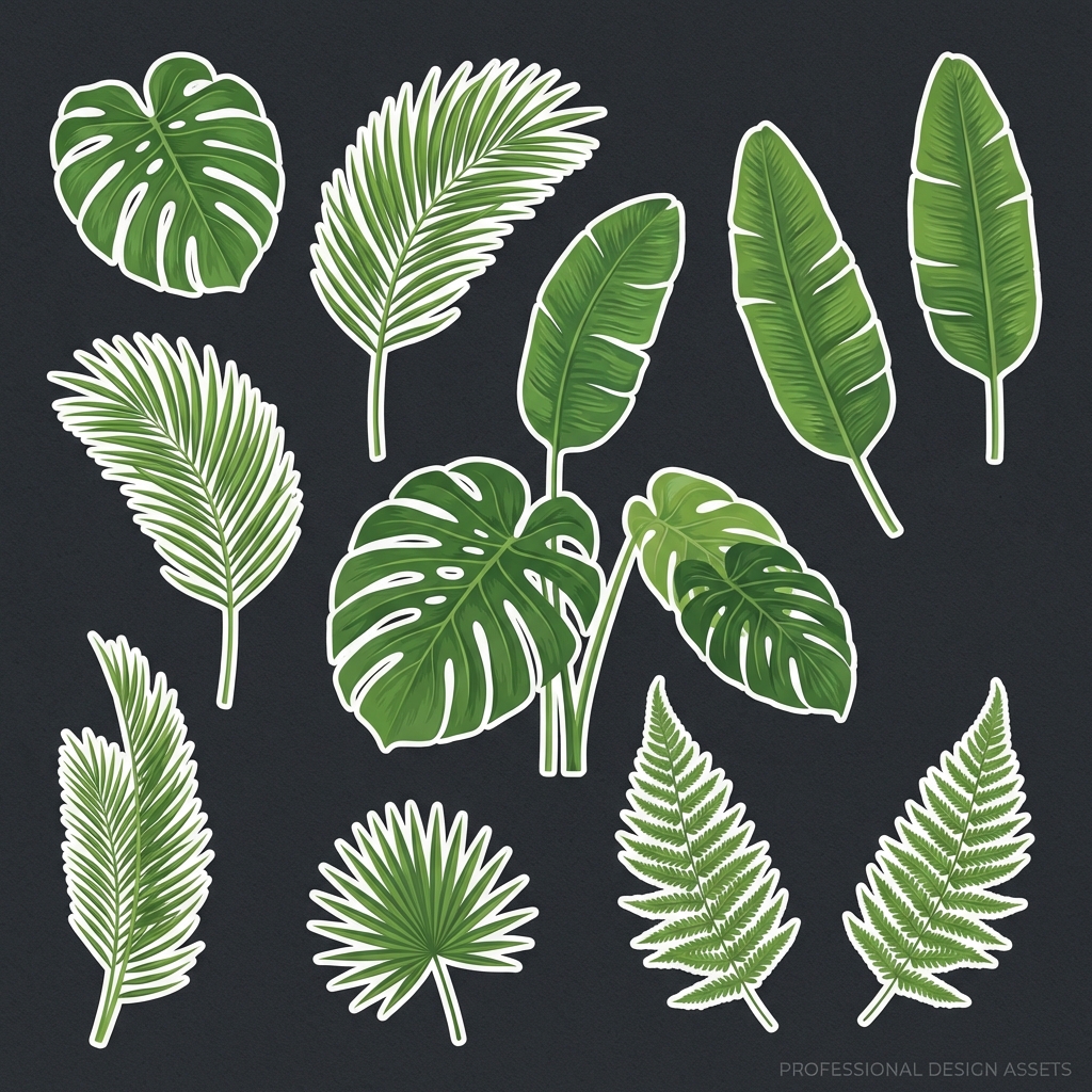 Tropical Leaves Collection