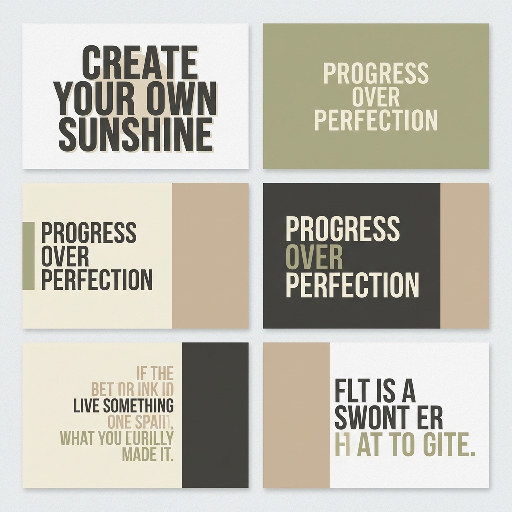 Typography Quote Posts